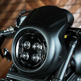 ホンダ レブル 250 500 1100 ヘッドライトカバー/カウル 交換用 外装 バイクパーツ ドレスアップ ヘッドライトカバー カット メーターパネル用保護 取寄せ