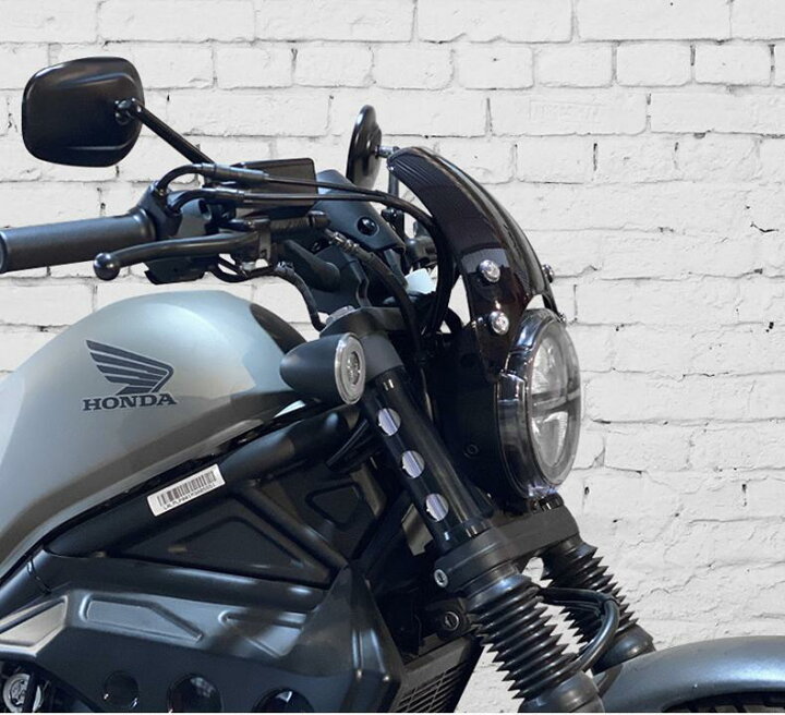 楽天市場】ホンダ レブル250 レブル500 ウインドシールド 風防 風よけ 