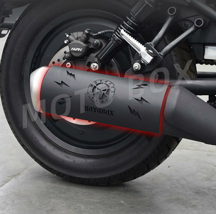 楽天市場】レブル 250 500 マフラーガード 各色選択 Pipe Cover 排気管 