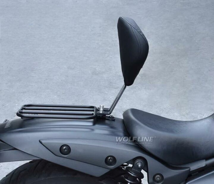 楽天市場】カワサキ エリミネーター 400/SE リアキャリア バックレスト 