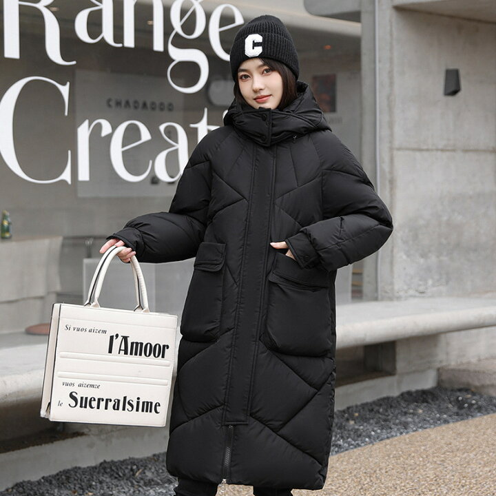 楽天市場】綿服 レディース ロング丈 ダウンジャケット アウター 防寒  