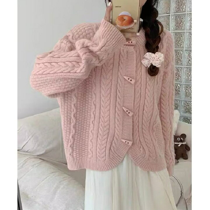 楽天市場】カーディガン ニット セーター レディース 秋冬 トップス 