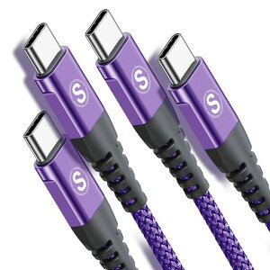 USB Type C �P�[�u���y1m/2�{�Z�b�g�z PD�Ή� 65W�}���[�d Sweguard USB-C to USB-C �P�[�u�� �^�C�vc �[�d iPhone 17/16/15 Pro Max,iPad