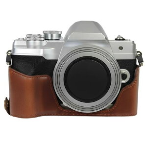�I�����p�X��?OM-D E-M10 Mark IV �Ή� �ی�J�����P�[�X|PU���U�[�� �n�[�t�P�[�X �o�b�O�J�o�[ �t���n���h�X�g���b�v (�R�[�q�[�F)