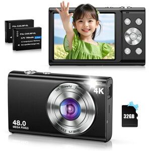 �f�W�J��4K�f�W�^���J�����I�[�g�t�H�[�J�X4800����f�R���f�W16�{�f�W�^���Y�[����Ԃ�␳Vlog���B��R���p�N�g�J����2.8�C���`IPS�X�N���[��32GBMicroSD�J�[�h�t���o�b�e���[2�t���y�ʌg�c