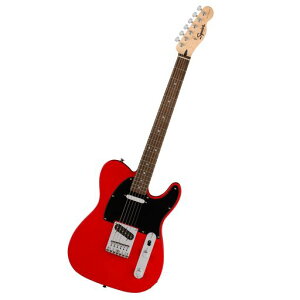 Squier by Fender �X�N���C���[ �G���L�M�^�[ Squier SonicTM TelecasterR, Laurel Fingerboard, Black Pickguard, Torino Red �\�t�g�P�[�X�t��