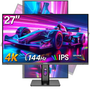AESNO27�C���`�Q�[�~���O���j�^�[IPS4K144Hz�p�\�R�����j�^�[1ms(GTG)120%sRGB350cd/m2UHD(3840x2160)