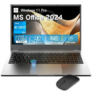 DobiosOffice2024���ڃm�[�g�p�\�R��16GB������/512GBSSD15.6�C���`1920x1080IPS�t��Win11Pro�J�����t�����^�m�[�gPCIntelN95/Wi-Fi5�Ή����b�v�g�b�v