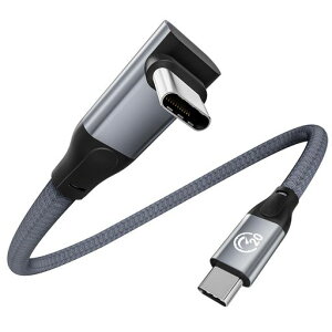 USBC�P�[�u���Z��30CML��USBC3.2Gen2x220Gbps�����f�[�^�]��240WPD3.1�������[�d4K@60Hz�f���o��30�Z���`TypeC�I�X-�I�X90�x�^�C�vC���p�P�[�u��L�^�[�d�R�[�h
