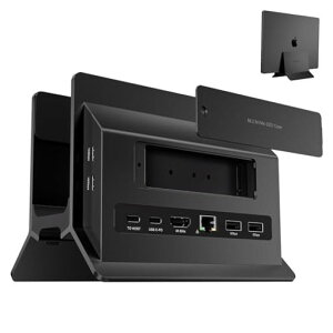 PULWTOP USB C �h�b�L���O�X�e�[�V���� Macbook Pro/Air�p �c�u�� Type-C �X�^���h�ƃh�b�N ��̌^ �g���h�b�L���O 1*HDMI 4K@60Hz +1*SSD�X���b�g�t (�܂܂�Ȃ�) + 2*USB-A 3.0+
