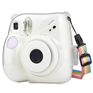 �J�����ی�P�[�X��Fuji Instax Mini 7 Plus Mini 7+�J�����ɑΉ����A�J�X�^���t�B�b�g�̃N���APP���ی�J�o�[�ŁA�V�����_�[�X�g���b�v�Ǝʐ^�p�|�P�b�g�t���A�R���p�N�g�Ɏ����^�сE���[�ł��c