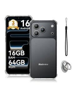 For Blackview Wave 7C �p �P�[�X �J�o�[ KONXISA �y���^ TPU �X�}�z�P�[�X �����O�u���P�b�g �X�^���h�@�\ �o���p�[�J�o�[ �����Y�ی� �ϋv�� �ϏՌ� �S�ʕی� �����h�~ �w��h�~(�N���A)
