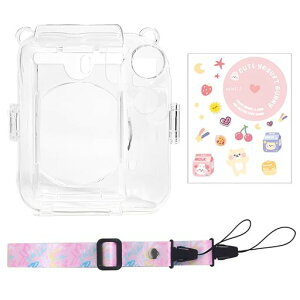 �ی�p�J�����P�[�X�݊��x�m�t�C����InstaxMini12�Ή��J�[�g�D�[���X�e�b�J�[�t���N���APC���o�b�O���߉\�V�����_�[�X�g���b�v(�s���N)