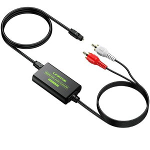 LiNKFOR192KHz���f�W�^��toRCA�ϊ���DAC�f�W�^���A�i���O�����ϊ���I�[�f�B�I�A���v�`�b�v�������P�[�u���t��RCA�P�[�u������HDTVBluRayDVDSkyHDXBox360TVBox�ȂǂɑΉ�