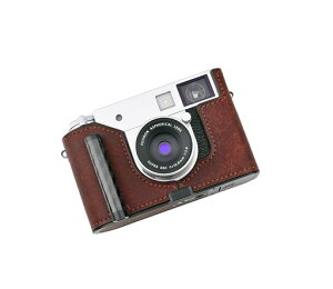 CLChandmade�Ή�fujix-half/fujix-half��p�J�����P�[�X�J�����J�o�[�J�����o�b�O�{�v���w���v�{��+���^���x�[�X�v���[�g+�n���h��(MatteDarkBrown)