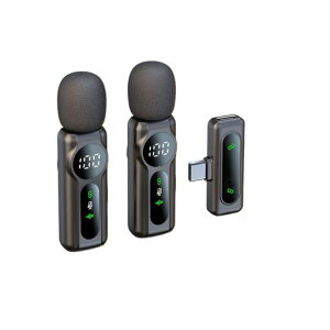 �y360°�W���s���}�C�N�zType-C�[�q iPhone/Android/�J�����Ή� ���擯�� ���C�����X �v���O�A���h�v���C APP�s�v LED�w�������� �m�C�Y�L�����Z�����O �N���b�v�� �~�j�}�C�N Vlog�B�e/���C�u�z�M/�c