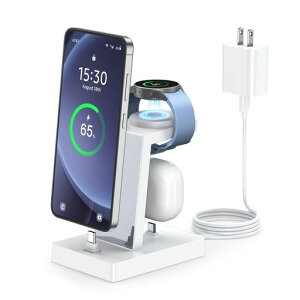 GalaxyWatch��p�[�d�X�^���h3in1�L���[�dType-C�[�d�X�e�[�V����30W�}���[�d�X�}�z�c�u�������[�d������GalaxyAQUOSXperiaiPhone14151617USB-C�C���z��