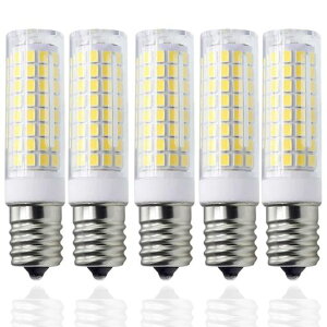 FYHART E17 LED�d�� ������Ή� 7W 75W�`����, E17 LED �d�� 700LM E17���� ���a17mm AC 100V �ȃG�l ���P�x PSE�F�؍ς� (5, �����F)