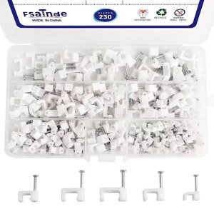 230����P�[�u���X�e�b�v���t���b�g�P�[�u���N���b�v�l�C��5mm6mm7mm8mm10mm�R�[�h�~�ߓB�~�߃^�C�v�z�����[�P�[�u���Œ�p���[�{�b�N�X�t�����`5�T�C�Y�z���C�g