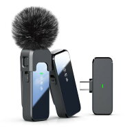 Rythflo ピンマイク ワイヤレス スマホ マイク iPhone 15/16・Android対応 ノイズキャンセリング クリッ…