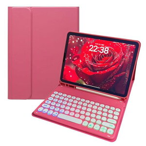 iPad ��11���� A16 11�C���`/ iPad ��10���� 10.9�C���`�p�� �L�[�{�[�h�P�[�X ���C���{�[�o�b�N���C�g�t�� �ی`�L�[ �A�C�p�b�h11/10����p�� �J���t���L�[�{�[�h �J�o�[ ���g�����ی^�L�[ �}�O�c