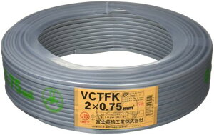 �x�m�d���H�� 300V �r�j���L���u�^�C�����~�`�R�[�h VCTFK 0.75SQ �D 100m