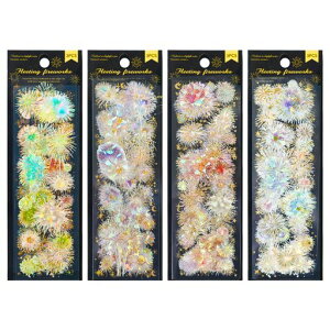 siawadeky�t���[�N�V�[���ԉ΃f�U�C��12���Z�b�g����ޑ�ʃL���L�����}���`�b�N�X�e�b�J�[�R���[�W���f�ގ蒠���V�[���X�}�z�P�[�X�K���X�т�蒠���L�f�R���[�V����DIY�����p�i