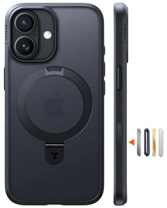 �y�X�^���h���僂�f���E���S�Ҍ����zTORRAS iPhone 17 �P�[�X �}�O�l�b�g�� MagSafe�Ή� 4 �{�R�p�ϏՌ� ���΂݂Ȃ� �J�����R���g���[�� �X���� �����O 3in1���@�\ ����~�� Ostand Q1 Guardian �u���b�N