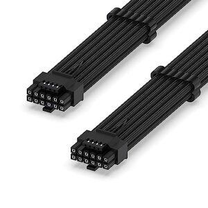 EZDIY-FAB12VHPWR�d����pPSU�P�[�u���A16�s��(12+4)�I�XTo16�s��(12+4)�I�XGen5�d�����j�b�g�p�P�[�u��PCIe5.0�R�l�N�^�ARTX3090Ti4070Ti40804090�p