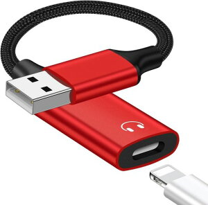 USB A to Lighting �C���z���[�q�ϊ��A�_�v USB to ���C�g�j���O �C���z���ϊ��P�[�u�� �����ʘb�E���ʒ��߁E���yHi-Fi �Đ��ϊ��P�[�u�� �Ή�Macbook/PC/���b�v�g�b�v �Ȃǂ̂ȂǗp ��:�[�d�ƃf�[�c
