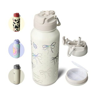 BOTTLE BOTTLE ���� 850ml �ۗ�ۉ� ��d�\�� �X�e�����X ���@�r�X�g���[�t�� ������ 2WAY�W �ꕔ���[ �R��h�~ �����^�� �H��@�Ή� �X�|�[�c �A�E�g�h�A �u�����O�{�E