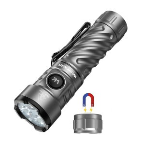 Wurkkos TS26 �����d�� �[�d�� LED���C�g �ő�3470���[���� USB-C�[�d 5000mAh��e�� IPX8�h�� ���P�x���C�g �L�����v�E�A�E�g�h�A�E�h�ЁEEDC�p