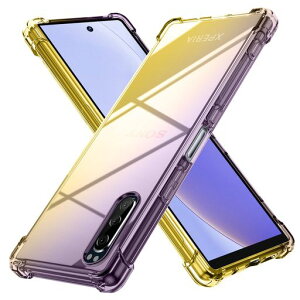 YDIHIHO �ƌ݊����̂��� Xperia 5 �p�̃P�[�X �N���A ���^ �O���f�[�V�����F SO-01M SOV41 901SO �p�� �y�� tpu �ϏՌ� �X�}�z�P�[�X ���� ������� ���ϖh�~�h�o��̌^ �l�C �Ή� �G�N�X�y���A 5 �p�́c