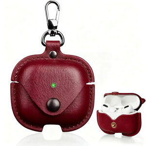 For AirPods Pro 3(2025) �P�[�X �J�o�[ �v �Ή� airpods pro 3 PU�v �C�^���A�����U�[ �� �S�ʕی� �����h�~ �ϏՌ� �L�Y�h�~������h��(�L�[�z���_�[�t��)�[�d�֗� �����[�d�\ LED���C�g��
