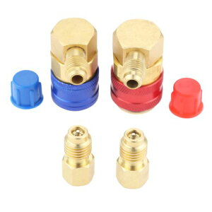 R134a�N�C�b�N�J�v���[HZ-MONSTAR�R�l�N�^�����ሳ2�Z�b�g�N�C�b�N�W���C���g�J�[�G�A�R���p�K�X�`���[�W�N�C�b�N�A�_�v�^�[�L���b�v�t���ϊ��A�_�v�^�[�t��1/4�hSAE���X1/2�hACME�I�X