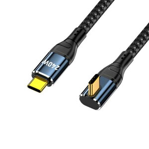 chenyang USB C to USB C 240W �P�[�u�� 480Mbps 48V 5A 90 �x���[�v���t�@�C���A���O�� USB2.0 �ƌ݊��� 100W �[�d 2.0M