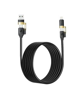 Hyomo USB-C�P�[�u�� 2M 1�{�Z�b�g 240W�����[�d (2M 4IN1 240W)