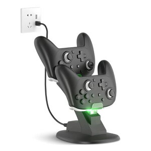 Switch2 Pro �p �[�d�X�^���h AriKroii �y�V�^2-in-1�zSwitch 2 Pro�p �R���g���[���[�[�d�h�b�N �X�C�b�`2�p �R���g���[���[ 2�䓯���[ �d�\ �ȃX�y�[�X �ߏ[ �d�ی� USB�P�[�u�� �g�ѕ֗�