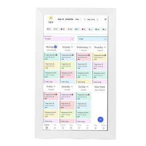 Acogedor15.6�C���`�f�W�^���J�����_�[�G�p�\�A�Ƒ��X�P�W���[���p�X�}�[�g�^�b�`�X�N���[���C���^���N�e�B�u�f�B�X�v���C�A�Ǌ|��&�f�X�N�}�E���g�AAPP�R���g���[��(White)