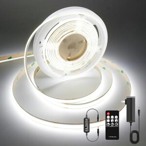 AXMOTUTCOBLED�e�[�v���C�g3m24V�����F6000K���P�x�����\�����x�t���L�V�u��LED�e�[�v���C�g�t��RF�����[�g�����PSE�F�ؓd���ؒf�\��t�ȒP�H��s�v��h���X�܎����z�[�������pDIY