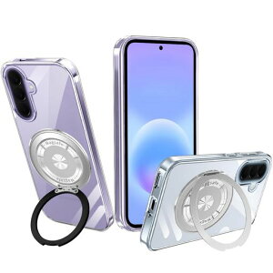 xiusiteli Samsung Galaxy A57 5G �p �P�[�X �N���A ���@�\360�x��]�X�^���h �M�����N�V�[A57 �J�o�[ SC-54G �����O�t�� �ϏՌ� TPU �X�}�z�P�[�X ���@�\ ���� ���^�y�N���A�z