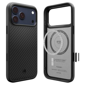 Spigen iPhone 18 Pro / 17 Pro �P�[�X MagSafe�Ή� �G���c�H�E�A���~�hT�E�}�O�t�B�b�g(�u���b�N�E�u���b�N)