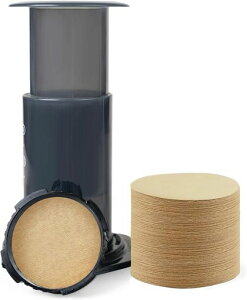 Bake Choice �R�[�q�[�t�B���^�[ 500������ 63mm Aeropress �G�A���v���X�p�[�c �~�` �g���̂� �h�� ���͒��o �����p�y�[�p�[�t�B���^�[ (���N��)