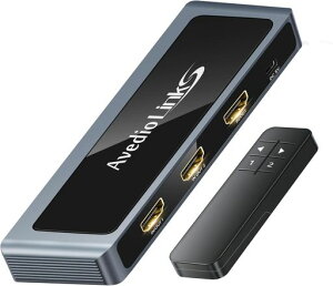 �y4K@120Hz�Ή� �zavedio links hdmi �ؑ֊� 8k@60Hz �����R���t�� �o���� ���z�� 2����1�o��/1����2�o�� HDMI 2.1 �Z���N�^�[ 48Gbps���ш� �A���~�j�E�������� �v���X�e/Switch2/Fire