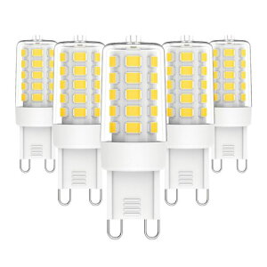 G9LED�d���n���Q���d��40W����4W400lm�񒲌��Z���~�b�N6000K�����F�ȃG�l������5����(�����F)