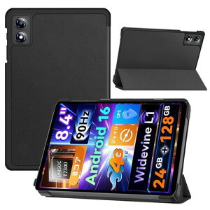 For BNCF Bpad T1 �P�[�X BNCF Android 16 8.4 �C���` �^�u���b�g �ی�J�o�[ PU ���U�[ �O�܂�ی�P�[�X �ϏՌ� ���h�~ ���^ �y�ʕی�P�[�X ���p�x�T�|�[�g ���C�݌v (�u���b�N)