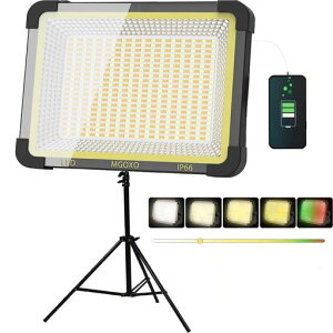 MGOXO������LED�[�d��32000mAH400W���P�x���f����Ɠ�5�_�����[�h�t���b�h���C�gIP66�h�����z���\�[���[�[�d/Type-c�[�d/�O�r���t���܂��ݎ��A�E�g�h�A������led���O�֌g���}�O�l�b�g�t�b�N�c