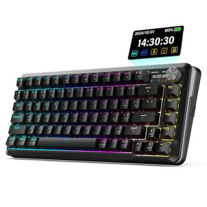 Redragon K708 �Q�[�~���O�L�[�{�[�h ���� �X�N���[��&�{�����[���m�u���� �K�X�P�b�g�\��