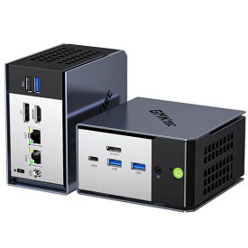 GMKtecミニPCゲーミングデスクトップPCAMDRyzen77735HS(8コア/12スレッド・最大4.75GHz)32GBLPDDR56400MT/sメモリ+1TBSSDデュアル2.5GbE