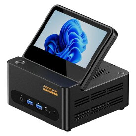 AOOSTAR次世代AIミニpcryzenAI9HX370890M(12C/24T5.1GHz80TOPS)32Gx1+1TデュアルDDR5双M.2SSDminipcHDモニター付二つUSB4.0指紋ロック解除